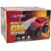 Wholesale - MONSTER FIRE RESCUE VEHICLE W/LIGHTS & SOUNDS C/P 8, UPC: 850038957025